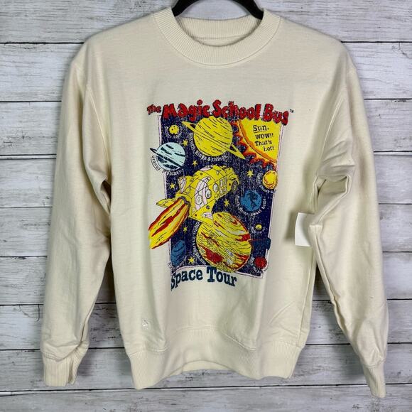 Urban Outfitters Desert Dreamers Magical School Bus Sweatshirt Size XS - Picture 1 of 4